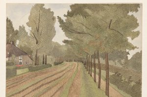 Le chemin du foin près d