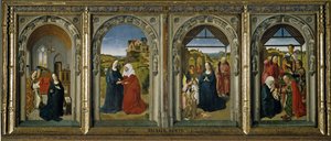 Quatre scènes de la vie de la Vierge, vers 1442-1445 - Dirk Bouts