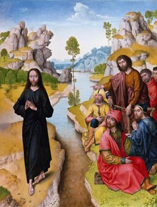 Saint Jean-Baptiste prêchant, 15ème siècle - Dirk Bouts