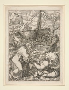 Christ marchant sur l