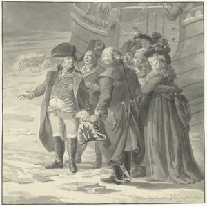 Le départ de Guillaume V pour l