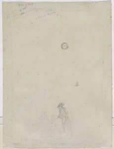 Esquisse de Paysans à une Fontaine (verso)