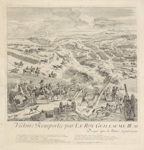 Bataille de Drogheda sur la Boyne, 1er juillet 1690 (feuille de gauche) - Dirk Maas