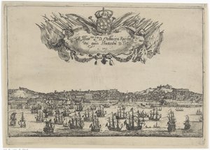 Vue de la ville et du port de Lisbonne