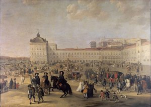 Place du Palais Terreiro do Paço de Lisbonne, 1650 - Dirk Stoop