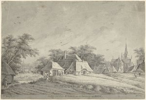 Vue du village de Zundert