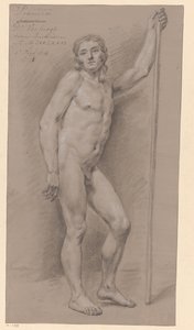 Homme nu debout, vu de face (2e prix 1776)
