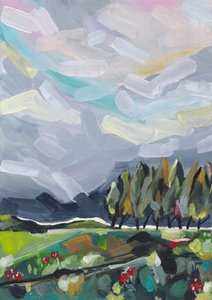 Paysage abstrait coloré