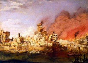 Le Grand Incendie de Hambourg le 5 mai 1842 - Ditlev Martens