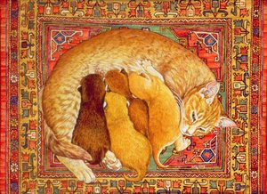 Chatons sur le tapis - Ditz