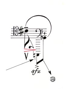 Héros - visage dessiné à l