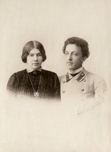 Alexandre Blok, poète russe, avec sa femme Lyuba - Dmitri Spiridonovich Zdobnov
