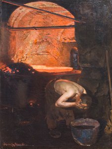 Après un travail épuisant - Döme Skuteczky