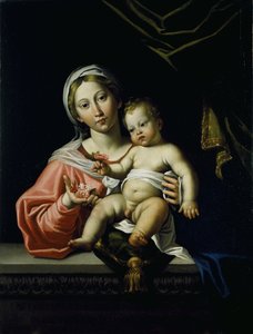 La Madonna della Rosa, avant 1627