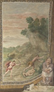 Apollon tuant le Cyclope Fresque de la Villa Aldobrandini, 1617-1618