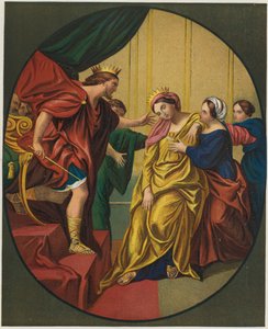 Esther amenée au roi Assuérus - Domenichino