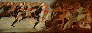 Saint Michel et les anges en guerre avec le diable - Domenico Ghirlandaio