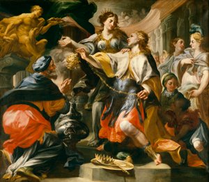 Salomon adorant les dieux païens, c.1695-1700 - Domenico Antonio Vaccaro
