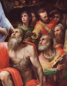 Descente du Christ aux limbes (détail)