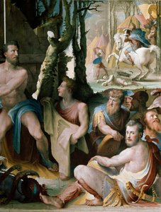 Frise : le sacrifice de Codros roi d