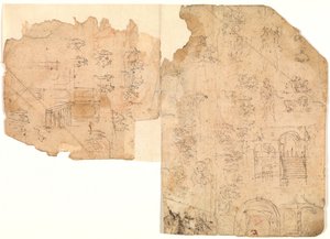 Esquisses pour figures, compositions et décors architecturaux - Domenico Beccafumi
