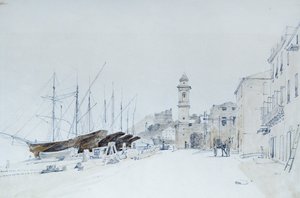 Vue des armes à Taggia, vers 1860 - Domenico Cambiaso