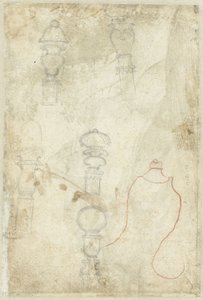 Esquisses de boutons - Domenico Campagnola (possibly)
