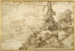 Paysage avec astrologie