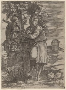 Le Berger et le Vieux Guerrier