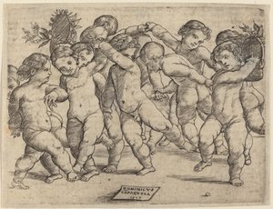 Douze enfants dansant - Domenico Campagnola