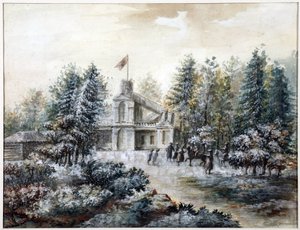Pavillon de chasse Crack, à Pavlovsk - Domenico Felice Lamoni
