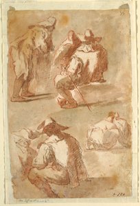 Études Figuratives - Domenico Gargiulo, called Micco Spadaro