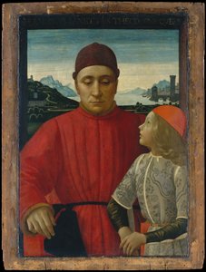 Francesco Sassetti 1421-1490 et son fils Teodoro, ca. 1488