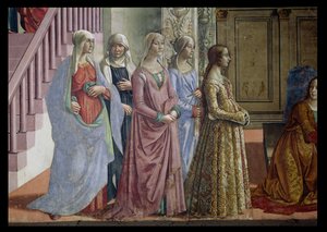 La Naissance de la Vierge (détail) - Domenico Ghirlandaio