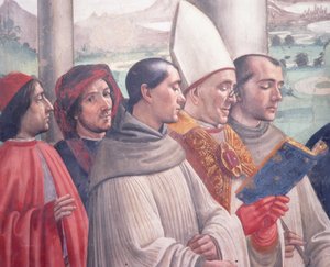 La Mort de Saint François, scène du Cycle de la vie de Saint François d