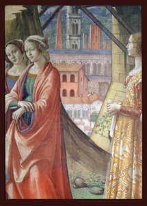 La Visitation (détail) - Domenico Ghirlandaio
