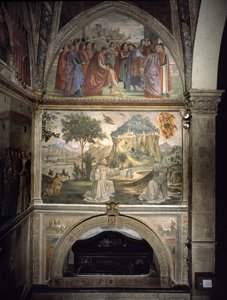 Funérailles de Saint François - Domenico Ghirlandaio