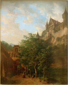 Château de Trausnitz près de Landshut - Domenico II Quaglio