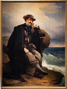 Portrait du poète Aleardo Aleardi, vers 1850