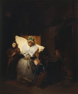 Le rosaire - Domenico Induno