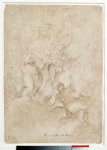 Jupiter confie Bacchus à Mercure - Domenico Maria Canuti