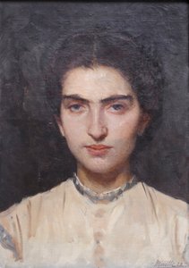 Portrait de Concettina - Domenico Morelli
