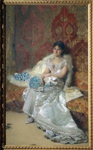 Portrait de Mme Theresa Oneto Maglione - Domenico Morelli