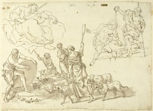Esquisses de scènes religieuses