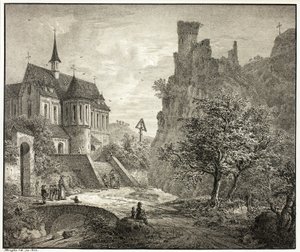 Église à Kobern sur la Moselle