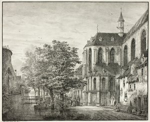 Église paroissiale à Boppard sur le Rhin - Domenico Quaglio