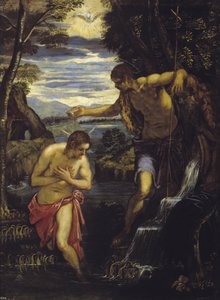 Le baptême du Christ - Domenico Robusti Tintoretto
