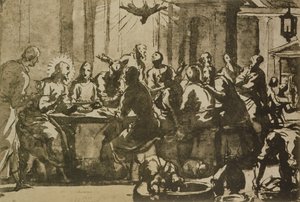 La Cène - Domenico Robusti Tintoretto