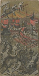 Navires vénitiens attaquant Constantinople