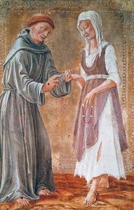 Saint François épouse la pauvreté
